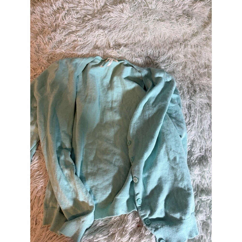Nordstroms Teal Frenchi Blouse New Sz M Cotton Elegant